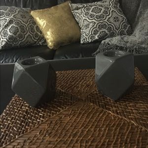 OCTOGON SHAPE VOTIVE CANDLE HOLDERS